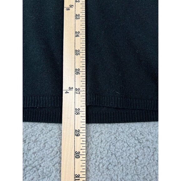 Quacker Factory Women XL Black Rhinestone Long Sleeve Special Occasion Sweater - Picture 6 of 12